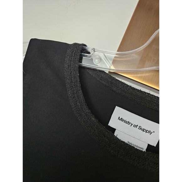 Ministry of Supply Women's Black Swift Sheath Tank Size Large - Picture 4 of 12